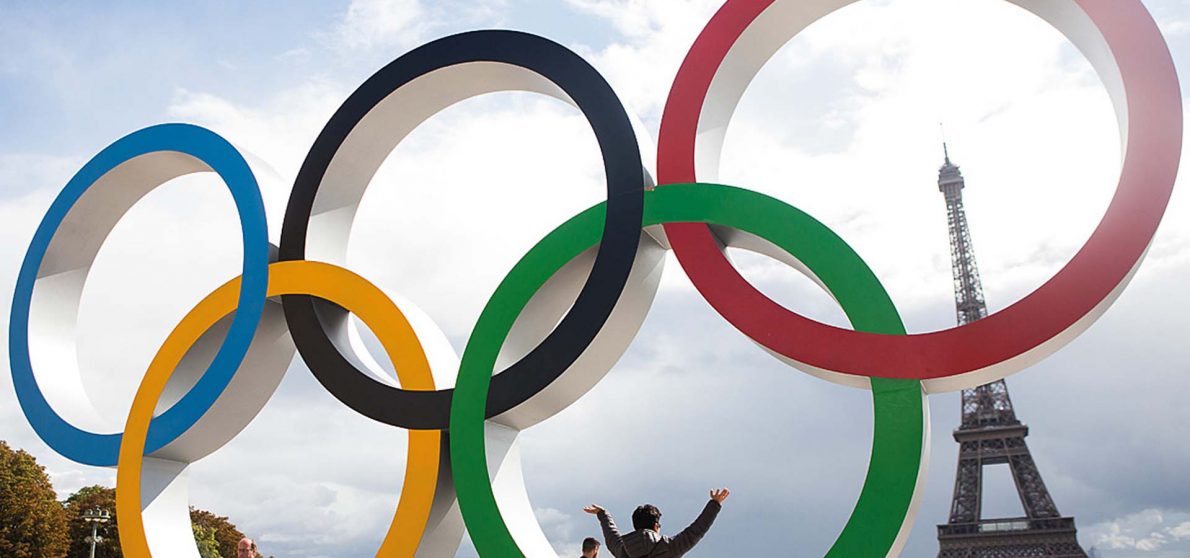 Anneaux olympiques Paris 2024